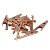10PCS 35MM Pure Copper Alligator Clip Crocodile Electrical Clamps Testing Probe Meter Boot Car Auto Battery Alligator Clip New