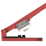 MAZHA Precision Angle Cutter for DIY Model Building - ABS/PS Plastic Sheet & Rod Cutting Tool (1-3mm) Adjustable Angle Guide