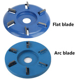 Wood Carving Disc Steel 6‑Teeth Milling Cutter Woodworking Tool Angle Grinder Accessories Woodworking Tool Wood Carving Disc