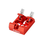 Flat Base Finder Scope Bracket Mount Dovetail Clamp for Astro Telescope Finder Plate Red/Black for Choice