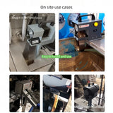 6L/H Mini Oil Skimmer Steel Belt Industrial Oil-Water Separator Recovery Machine Portable CNC machining center oil scraper