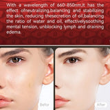 LED Silicone Photon Rejuvenation Beauty Facial Mask Instrument Household Red Blue Light Moisturizing Skincare Facial Mask Device