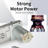 DIY Mini Linear Motion Reciprocating Cycle Linear Motor Quick Connector 3XLR Adapter Telescopic Actuator DC Motor 3-15CM Stroke