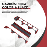 For Subaru BRZ/Toyota GR86 Center Console Carbon Fiber Car Trim Sticker CD Air Conditioning Panel Interior Accessories