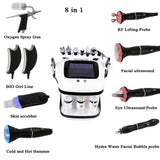 8 in 1 H2O2 Hydra Dermabrasion Hydra Water Facial Deep Cleaning Skin Rejuvenation Beauty Equipment