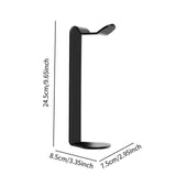 1Pc Earphone Hanger Acrylic Headphone Display Stand Sturdy Nonslip Base Headset Holder Support Rack for Gaming Home Desk Stand