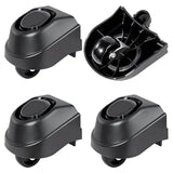 4 Pcs 12388 Foot Caster&12293 Caster Wheel For Ridgid 6 To 16 Gallon Vacuum Wet/Dry Vac Casters,Fit For WD16650 WD06350