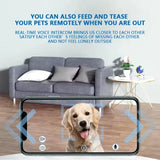 Pet Smart Hurl Food Machine High-quality Video Camera Pet Dog Cat Remote APP Interactive Dialogue Snacks Reward Feeder