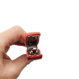 10PCS 35A Red+Black 77.6mm Crocodile Battery Test Clip Iron Plated Nickel Fully Sheathed Wiring Power Test Clamp Crocodile Clamp