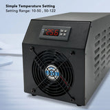 1/4HP Water Chiller with Pump and Hose 16 Gal 60L Water Cooling System for Coral Fish Shrimp Hydroponic 1/4HP Water Chiller