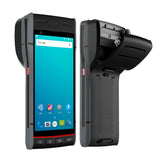 Touch Screen Barcode Scanner Google Play Warehouse Handheld Pos Android Terminal Mobile Pda With Printer