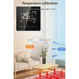 Tuya Smart Thermostat 25A Wifi Enabled Electric Heating Temperature Control For Google Home Alexa Automation System