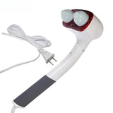 Electric Massage Hammer Dual Head Deep Tissue Body Back Neck Massager Variable Speed Infrared Handheld Full Body Pain Relief