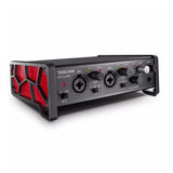Tascam us-2x2 HR Professional USB audio/MIDI interface with 4 mic/line inputs and USB-C port for multi-track Recording soud card