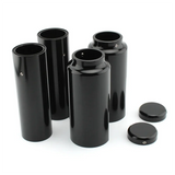 Upper Lower Fork Cover Tubes And Caps Kit Compatible With For  Davidson Dyna FXD 2006-2017