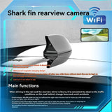 High-Resolution Wireless Shark Fin Car Rearview Camera-Easy Installation For Sedans And SUV Models