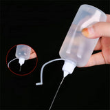 100pcs 5/10/20/30/50Ml Needle Glue Bottle Precision Tip Applicator Bottles with Sealing Cap Squeeze Dispensing Bottle