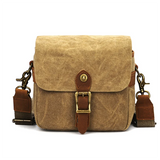 Canvas SLR Camera Bag Micro Single Messenger Bags Waterproof Wear-Resistant Shoulder Photography Backpacks A