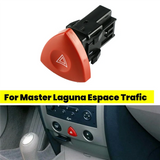 A42P-Hazard Warning Emergency Light Switch Button for Renault Master Laguna Espace Trafic Vauxhall Vivaro 8200442724,93856337
