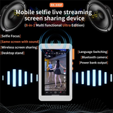 Versatile RKX40F Magnetic Phone Selfie Monitor Screen For Smartphone Rear Camera Selfie Vlog Live Stream