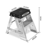 2025 Ladder Aluminum Alloy Thickened Folding Ladder Stool Flower Stand RV Ladder SSA02 SSA03007
