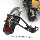Motorcycle Modification with Carbon Fiber Single-sided Rear Wheel Mudguard Sports Car Water Transfer Printing Rear Mudguard Tile