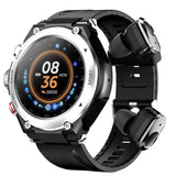 T92 Smartwatch with Bluetooth TWS Earbuds Local Music Playback Voice Recording Voice Assistant Wireless Calling Health Monitor