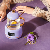 400ml Electric Kettle Health Preserving Pot Slow Cooker Mini Boiled Water Pot Kettle Glass Stew Cup Multifunctional Teapot 220V