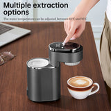 600W Portable Coffee Maker Machine 9 Bar Pressure Extraction Hot Cold Dual Brew with Touchscreen 220V