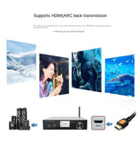 Professional karaoke digital amplifier with Bluetooth home 2X50W wireless amplifier decoding.