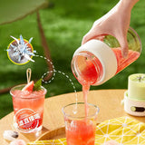 1000ML USB Portable Electric Juicer Blender 2600mAh Fruit Smoothie Maker Multifunctional Mixer forFresh Juice