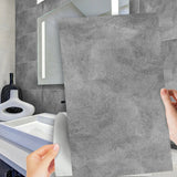 1/3/6pcs Gray Cement Self-Adhesive Floor Stickers 30x60cm Waterproof Bath Kitchen Stairs Tile Peel & Stick Wall Sticker