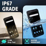 Mobile Data Terminal PDA Android 14 4+64GB NFC Ultra Scanning Performance  5000mAh Battery IP67 With Charging Cradle