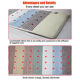 PEMF Photon Therapy Mat - Far Infrared Heating Pad with Jade & Crystal Energy for Pain Relief, Negative Ion Technology Magnet