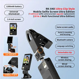 Smartphone Wireless Magnetic Monitor Screens Device Rear Camera Selfie for Phone Vlog Live Stream Video Recording Screen Phone