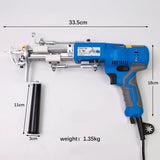 AK-V brushless tufting gun 2 IN 1 Carpet Tufting Gun Tufting Machine Cut Pile and Loop Pile DIY Tools