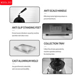 XEOLEO Electric UFO Burger Machine 1200W Ice Cream Waffle Makers Hamburg Gelato Panini Press Machine With UFO Logo