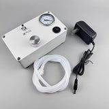 Desktop Vacuum Pump, Adjustable Suction with Pressure Gauge, for Lab Filtration, Defoaming, and Negative Pressure Applications