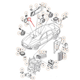 Car Front Door Mid Tone Speaker For A6 C6 2005-2011 Left =Right 4F0035411 Midrange Speaker Horn