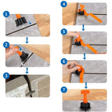 151Pcs Porcelain tile leveler Wedge Floor Tile Gasket Clamp Durable Horizontal Leveller Locator Pliers