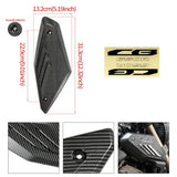 Carbon Fiber Motorcycle Frame Side Panel Guard Cover Shell Intake Pipe Protector for Honda CB650R 2019 2020 2021