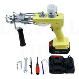 New wireless lithium battery digital display tufting gun 2-in-1 carpet weaving gun includes 2 batteries Rug tufting Machine