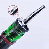 48pcs Stainless Steel Liquor Pourers Bottle Spout with Dust Caps