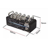 Desktop USB Hub Switch with Ambient Lighting - Metal Body, App Control, Audio Rhythm Light for Gaming Setup & Workspace
