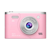 Digital Camera Dual Lens Portable Compact Camera 2.4inch LCD Photography Camera with Fill Light Photo Video Camera for Kids