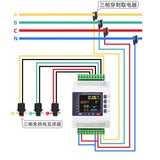 100/200/1000A Tuya WiFi Smart 3 Phase Energy Meter Protector with Overvoltage/Undervoltage/Current Protector Bidirectional Meter