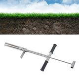 Soil Sampler Soil Sampler Probe Tool Stainless Steel Accurate with Ejector Foot Pedal for Lawn Garden Soil Sampler Probe Tool