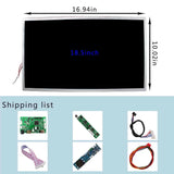 VSDISPLAY 18.5inch 1366x768 Outdoor Display 1000nit TFT-LCD Screen WithUSB LCD controller Board For DIY PC Monitor