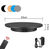 42CM Electric Rotating Turntable 3D Scanning Photography Display Stand Remote Control Speed Direction 360° Rotation Load 150KG