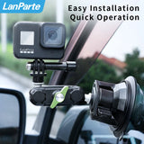 Aluminum Alloy Universal Suction Cup Holder for Action Camera for GoPro, DJI Action & Cameras Suction Cup